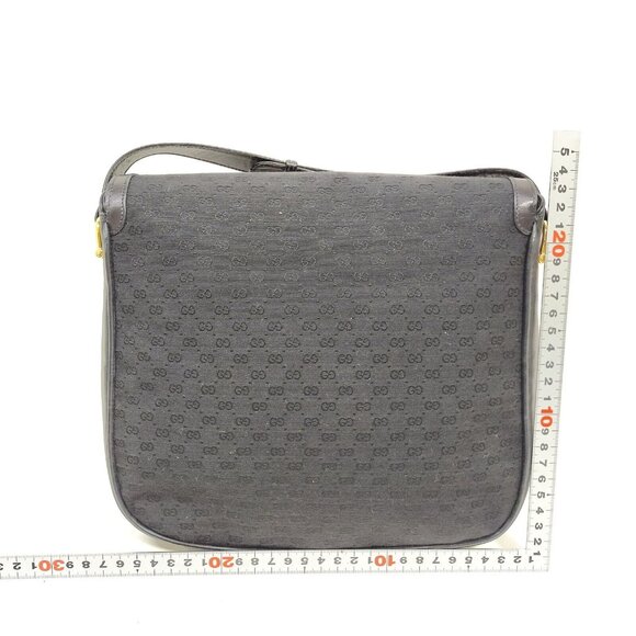 Gucci 1955 Horse-bit Black Micro Guccissima Leather Shoulder Crossbody Bag - Picture 7 of 7